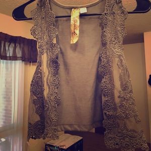 Light Blue vintage lace Live to be Spoiled best